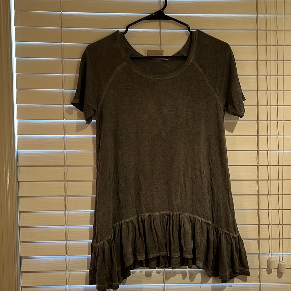 Green shirt